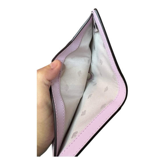 Kate Spade Pink Parrot 3D Pippa Flock Party Small Bucket Bag & Bifold Wallet Set - Picture 7 of 12